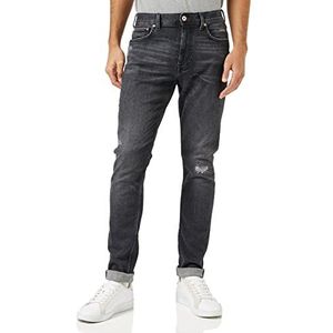 Tommy Hilfiger Heren Houston PSTR 3 jaar oude zwarte jeans, Three Year Age Blk, 40W / 34L, Drie jaar tijd blk, 40W x 34L