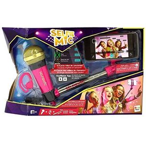 IMC Toys 95250IM - selfie microfoon, selfie stick microfoon, roze