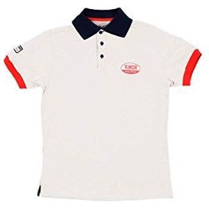 KIMOA Polo Factory Rally Team Wit Beige hemd Unisex Volwassenen
