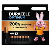 Duracell Optimum - Alkaline AA batterijen - Extra Power - 12 stuks