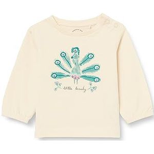 s.Oliver T-shirt voor meisjes met lange mouwen, wit, 68 cm
