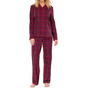 Schiesser dames tweedelige pyjama lang