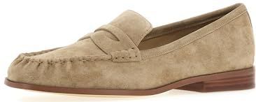 Michael Kors - Carlson - Damesmocassin - Husk - Leer - Vierkant Kant Instapper