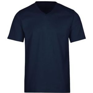 Trigema - V-Shirt DELUXE - T-shirt - Navy - 100% Katoen