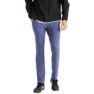 DOCKERS Heren Go Active Flex Chino Skinny Crown Blue 32W / 34L, Crown Blue., 32W