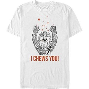 Star Wars - I Chews You Chewy Unisex Crew neck T-Shirt White XL