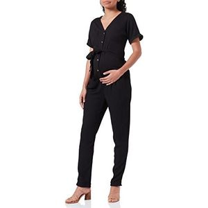 Noppies Maternity dames jumpsuit butare verpleegkundige korte mouwen overalls, zwart P090, M, Black - P090, 38