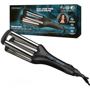 Revamp Progloss Wave Define Styler - Haarstylers - Professioneel - Ionentechnologie - Keratine- en Arganolie