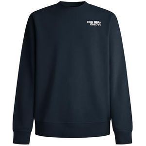 Red Bull Racing X Pepe Jeans Heren REFLECT LOGO CREW Sweatshirt, Blauw (DULWICH BLUE), XS, Blauw (Dulwich Blue), XS