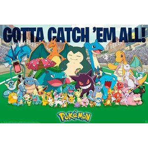 Pokemon - All Time Favorites Anime Spel Poster - Grootte 91,5 x 61 cm