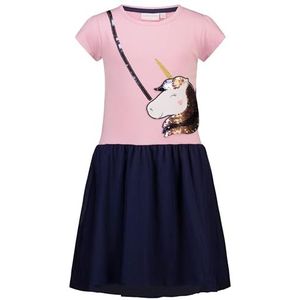 SALT AND PEPPER BY KIDS PARK Jersey jurk voor meisjes, Lilac Sachet, 98