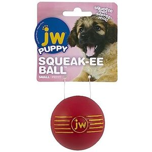 JW huisdier bedrijf iSqueak bal rubber hond speelgoed, kleuren Vary
