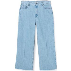 Sisley Shorts voor dames, Lichtblauwe denim 901, 50