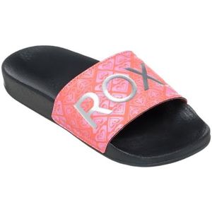 Roxy Rg Slippy II Sandaal, zwart rood Print, 2 UK, Zwart Rood Print, 35 EU