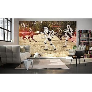 Komar Star Wars Vlies fotobehang IMPERIAL STRIKE | 200 x 250 cm | behang, wanddecoratie, stormtruppler, kinderkamer | 011-DVD2, kleurrijk