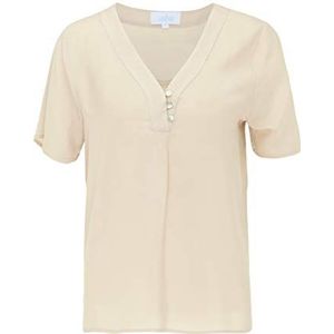 usha BLUE LABEL Dames 19608958_Lichtbeige_S Blouse, S, lichtbeige, S