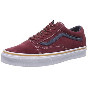 Vans U Old Skool, uniseks sneakers, Rood Suede Lederen Oxblood Rood, 37 EU