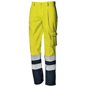 Sir Safety System MC5911ED50""Supertech"" broek, waarschuwingsbescherming geel/blauw, maat 50