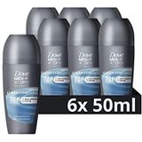 Dove Men+Care Advanced Clean Comfort Anti-Transpirant Deodorant Roller - 6 x 50 ml - Voordeelverpakking