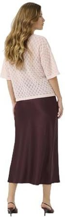 Kaffe - Lotus Melange V-Neck Pullover Sweater - Roze - Dames