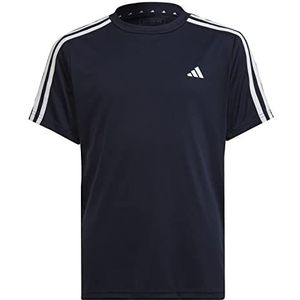 adidas Jongens Train Essentials AEROREADY 3-Stripes Regular-Fit Tee, legend ink/white, 7-8 Years