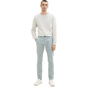 TOM TAILOR Uomini Travis Slim Chino broek 1033877, 28129 - Light Ice Blue, 29W / 34L