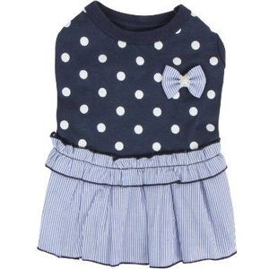 Puppia Authentic Lulu, jurk, klein, marineblauw