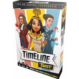 Asmodee - Timeline Twist – gezelschapsspel – coöperatief kaartspel �– familiespel – historische gebeurtenissen – voor kinderen vanaf 8 jaar – 2 tot 6 spelers – 20 minuten