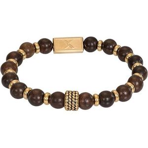 iXXXi Men Heren Kralen armband Steff Goud | M