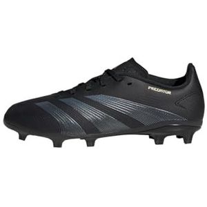 adidas Unisex kinderen Predator League J voetballaarzen Firm Ground schoenen veld boerderij, Core Black Carbon Gold met, 21 EU