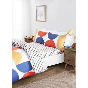 Rapport home Baltimore microvezel volledige beddengoedset, kingsize, omkeerbaar dekbedovertrek, hoeslaken met bijpassende kussenslopen