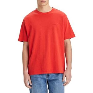 Levi's Red Tab Vintage Tee T-shirt Mannen, Aura Orange Garment Dye, M