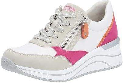 Remonte D0T01 - Sneakers - Lichtgrijs - Dames - H-breedte