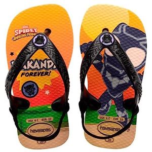 Havaianas Unisex Kinder Baby Marvel-slipflop, Gelb (Pop Yellow), 17/18 EU