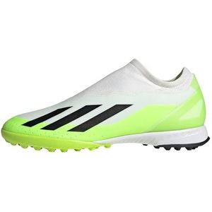 adidas Uniseks voetbalschoenen zonder veters laarzen (turf), Ftwr Witte Kern Zwarte Lucide Citroen, 45 1/3 EU