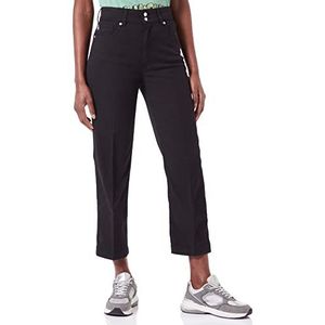 Love Moschino dames hoge taille regular fit broek in stretch Lyocell Gabardine Shorts, zwart, 27, Zwart, 50