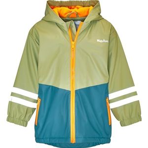 Playshoes Regenjas met fleecevoering, olijf/petrol, 128