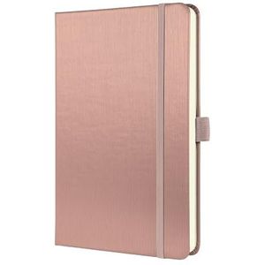 Sigel CO401 Premium Notitieboek, gelinieerd, A5, hardcover, metallic roze - Conceptum