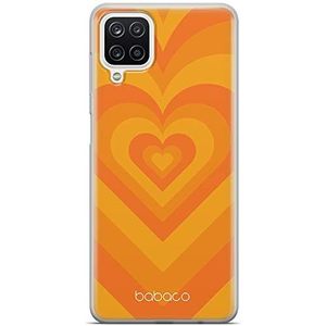 ERT GROUP mobiel telefoonhoesje voor Samsung A12 / M12 / F12 origineel en officieel erkend Babaco patroon Hearts 007 optimaal aangepast aan de vorm van de mobiele telefoon, hoesje is gemaakt van TPU