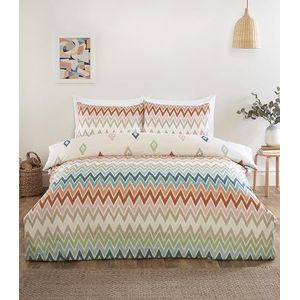 Rapport home Bali microvezel volledige beddengoedset, kingsize, omkeerbaar dekbedovertrek, hoeslaken met bijpassende kussenslopen