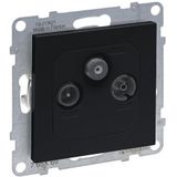 Einddoos-tv R-SAT - Aansluitdemping 10 dB - Geschikt voor HD-tv - Automatische Klemmen