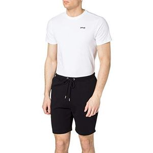 Schott NYC Shorts van molton voor heren - zwart - XX-Large