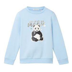 TOM TAILOR Sweatshirt voor meisjes en kinderen, 33971 - Fresh Soft Blue, 116/122 cm