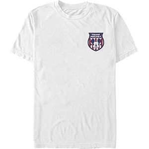 Disney Classics Mickey Classic - USA Badge Unisex Crew neck T-Shirt White XL