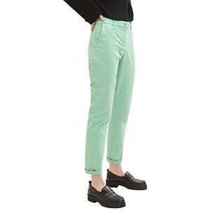 TOM TAILOR Dames chino broek 1035793, 31034 - Okra Green, 40W / 32L