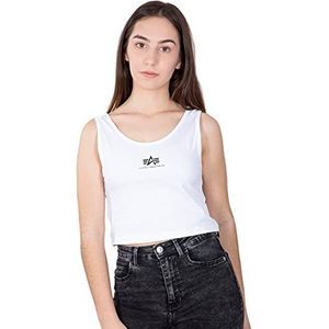 Alpha Industries Basic Crop Tank SL Tanktop voor dames White