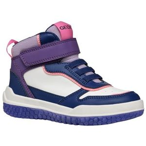 Geox - J Buzzerlight Girl A - Meisjessneakers - Marineblauw/Paars