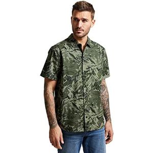 Street One MEN Herenhemd met korte mouwen, oregano green, 3XL