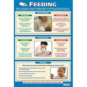 Voeding | Kinderontwikkeling Posters | Gelamineerd Glans Papier van 850 mm x 594 mm (A1) | Kinderopvang Klasse Posters | Onderwijs grafieken door Daydream Education
