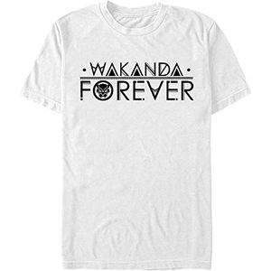 Marvel Avengers Classic - Straight Wakanda Unisex Crew neck T-Shirt White S